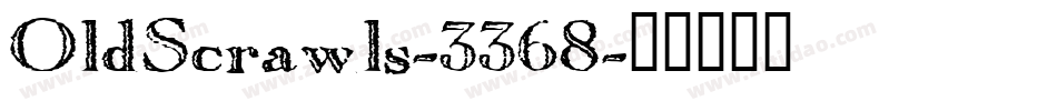 OldScrawls-3368字体转换