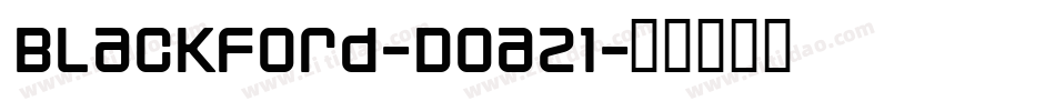 Blackford-DOaz1字体转换