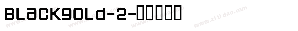 Blackgold-2字体转换