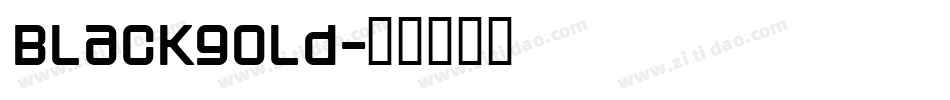 Blackgold字体转换