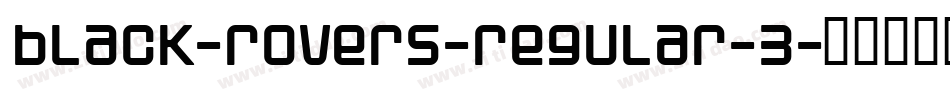 black-rovers-regular-3字体转换