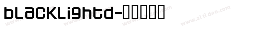 blacklightd字体转换
