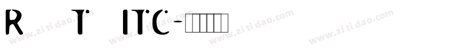 RoswellThreeITC字体转换