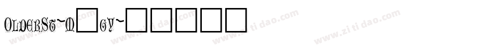 OlderSt-M8gY字体转换