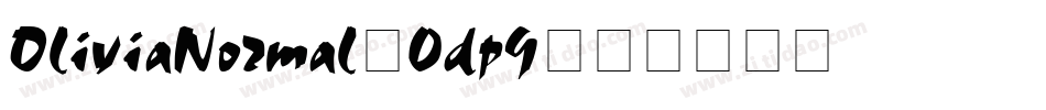 OliviaNormal-0dp9字体转换