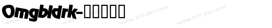 Omgbldrk字体转换