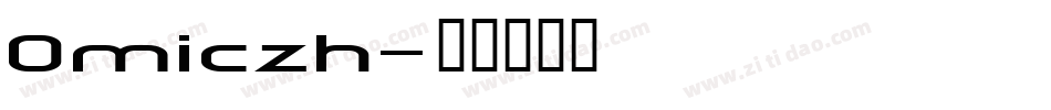 Omiczh字体转换
