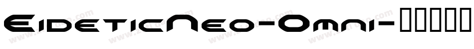 EideticNeo-Omni字体转换