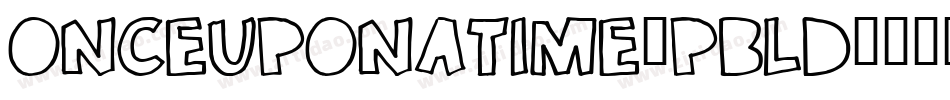 Onceuponatime-pBLD字体转换