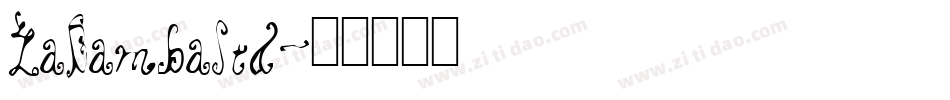 LaBambaStd字体转换