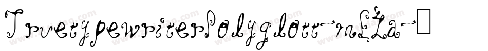 TruetypewriterPolyglott-mELa字体转换