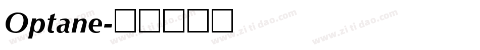 Optane字体转换