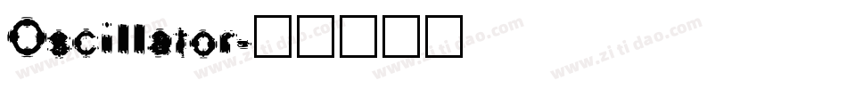 Oscillator字体转换
