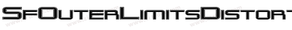 SfOuterLimitsDistorted-YyV8字体转换 SfOuterLimitsDistorted-YyV8字体转换