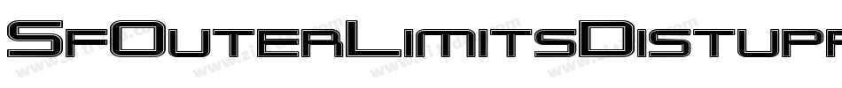 SfOuterLimitsDistupright-84rB字体转换 SfOuterLimitsDistupright-84rB字体转换