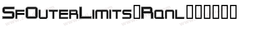 SfOuterLimits-Rqnl字体转换