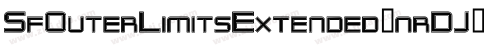 SfOuterLimitsExtended-nrDJ字体转换 SfOuterLimitsExtended-nrDJ字体转换