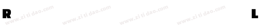 Rottersregular-LjG4字体转换