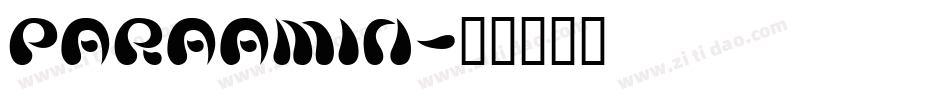 PARAAMIN字体转换