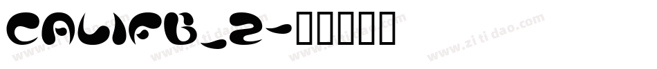CALIFB_2字体转换