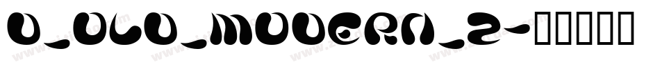 D_OLD_MODERN_2字体转换