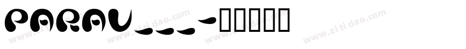 PARAV___字体转换