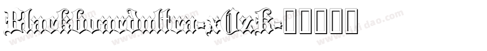Blackboardultra-xOzK字体转换