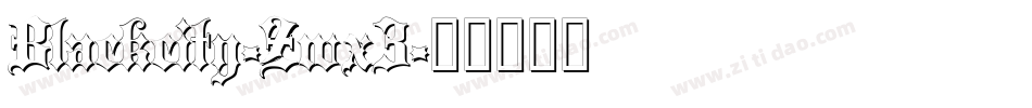 Blackcity-Zwx3字体转换