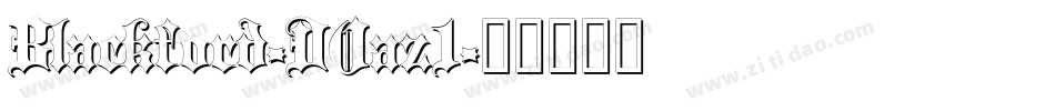 Blackford-DOaz1字体转换
