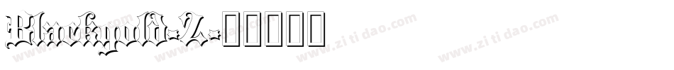 Blackgold-2字体转换