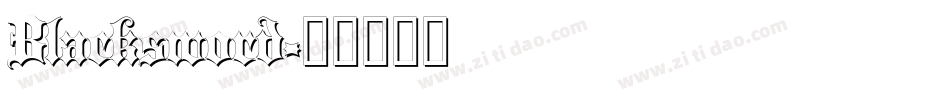 Blacksword字体转换