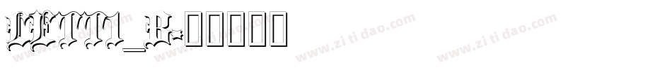 LETT1_B字体转换