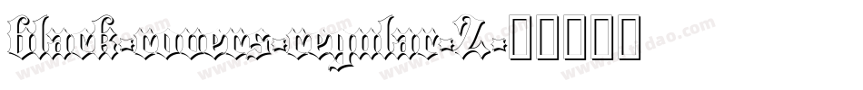 black-rovers-regular-2字体转换