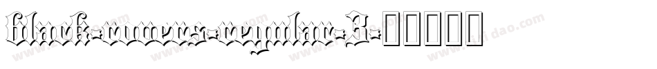 black-rovers-regular-3字体转换