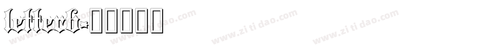letterb字体转换