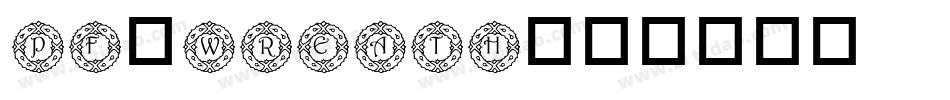 pf_wreath字体转换