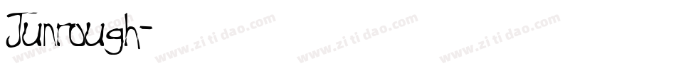 Junrough字体转换