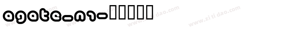 AGATE_N1字体转换
