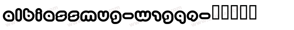 AlbiasSmug-w1Gq9字体转换