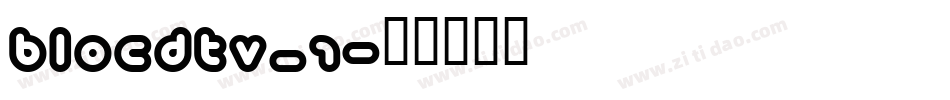 BLOCDTV_1字体转换