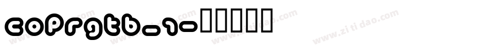 COPRGTB_1字体转换
