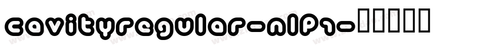 CavityRegular-nlP1字体转换