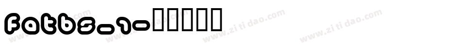 FATBS_1字体转换