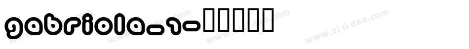 Gabriola_1字体转换