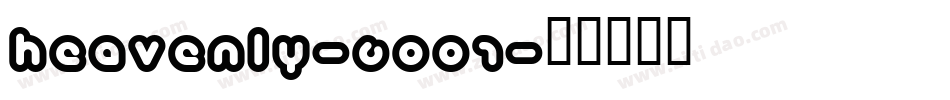 Heavenly-6OO1字体转换