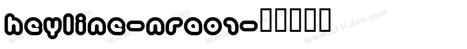 Heyline-nRAO1字体转换