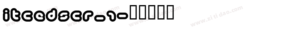 ITCEDSCR_1字体转换
