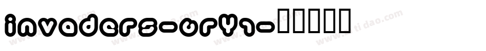 Invaders-6RY1字体转换