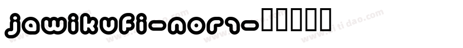 JawiKufi-nOR1字体转换