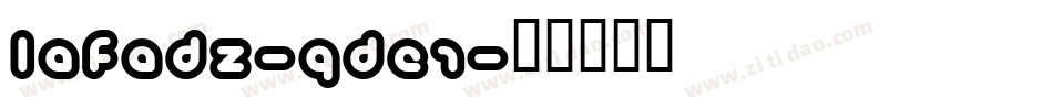 Lafadz-qde1字体转换